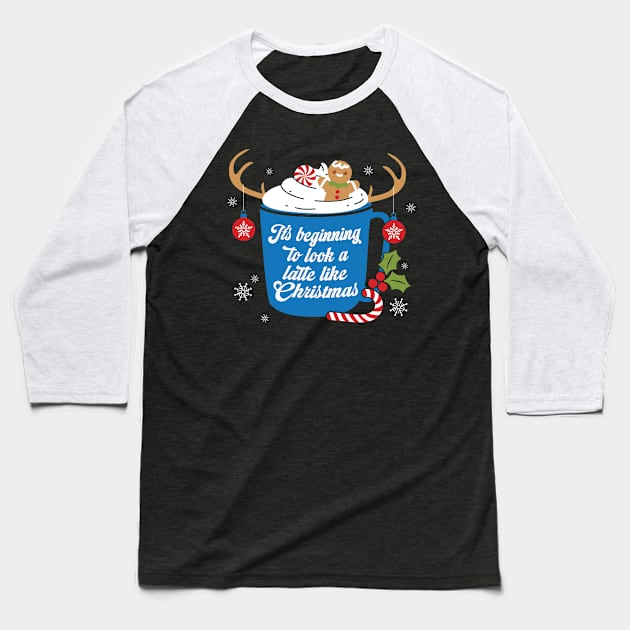 It's beginning to look like christmas Baseball T-Shirt by MZeeDesigns